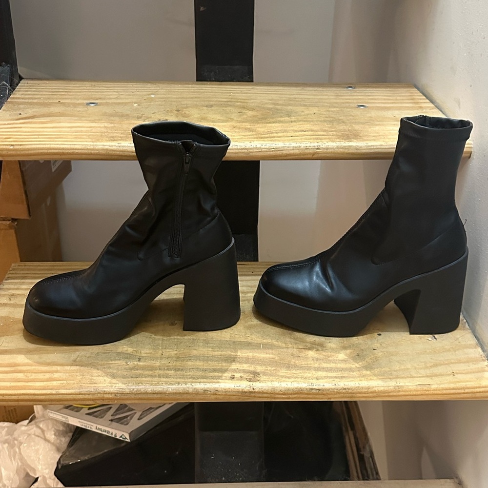 Black Platform Boots